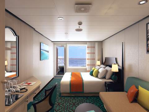 Carnival Horizon Havana Aft-View Extended Balcony (HI) cabin, photo 3 of 7 Carnival Horizon Havana Aft-View Extended Balcony (HI) cabin, photo 3 of 7