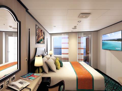 Carnival Horizon Havana Aft-View Extended Balcony (HI) cabin, photo 4 of 7 Carnival Horizon Havana Aft-View Extended Balcony (HI) cabin, photo 4 of 7