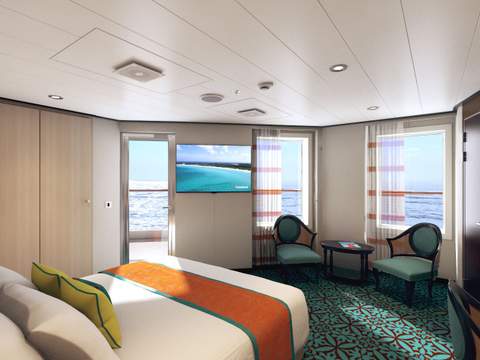 Carnival Horizon Havana Premium Vista Balcony (HM) cabin, photo 1 of 2 Carnival Horizon Havana Premium Vista Balcony (HM) cabin, photo 1 of 2