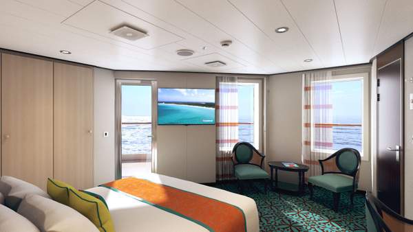 Carnival Horizon Havana Premium Vista Balcony (HM) cabin, photo 1 of 2 Carnival Horizon Havana Premium Vista Balcony (HM) cabin, photo 1 of 2