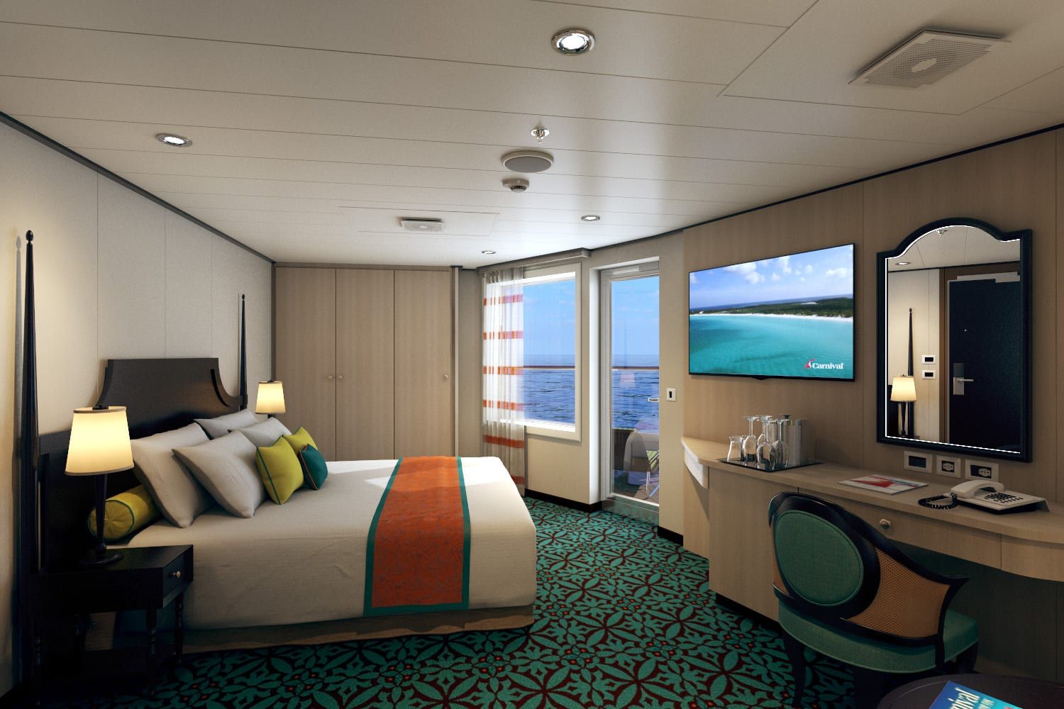 Carnival Horizon Havana Premium Vista Balcony (HM) cabin, photo 2 of 2