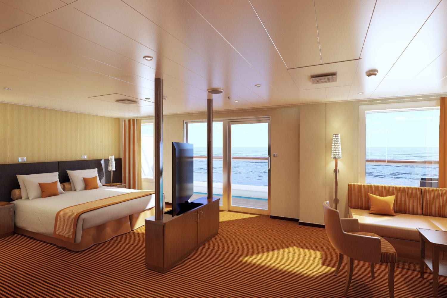 Carnival Horizon Ocean Suite - Accessible (OS) cabin, photo 2 of 2