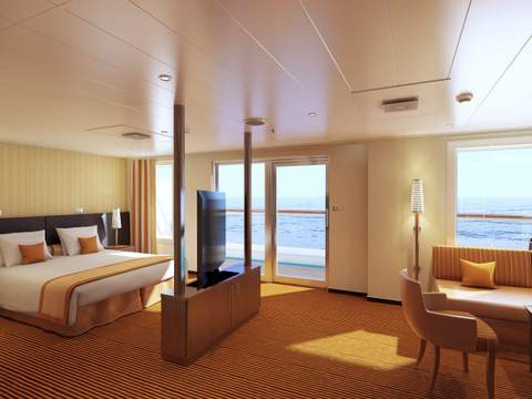 Carnival Horizon Ocean Suite - Accessible (OS) cabin, photo 2 of 2 Carnival Horizon Ocean Suite - Accessible (OS) cabin, photo 2 of 2