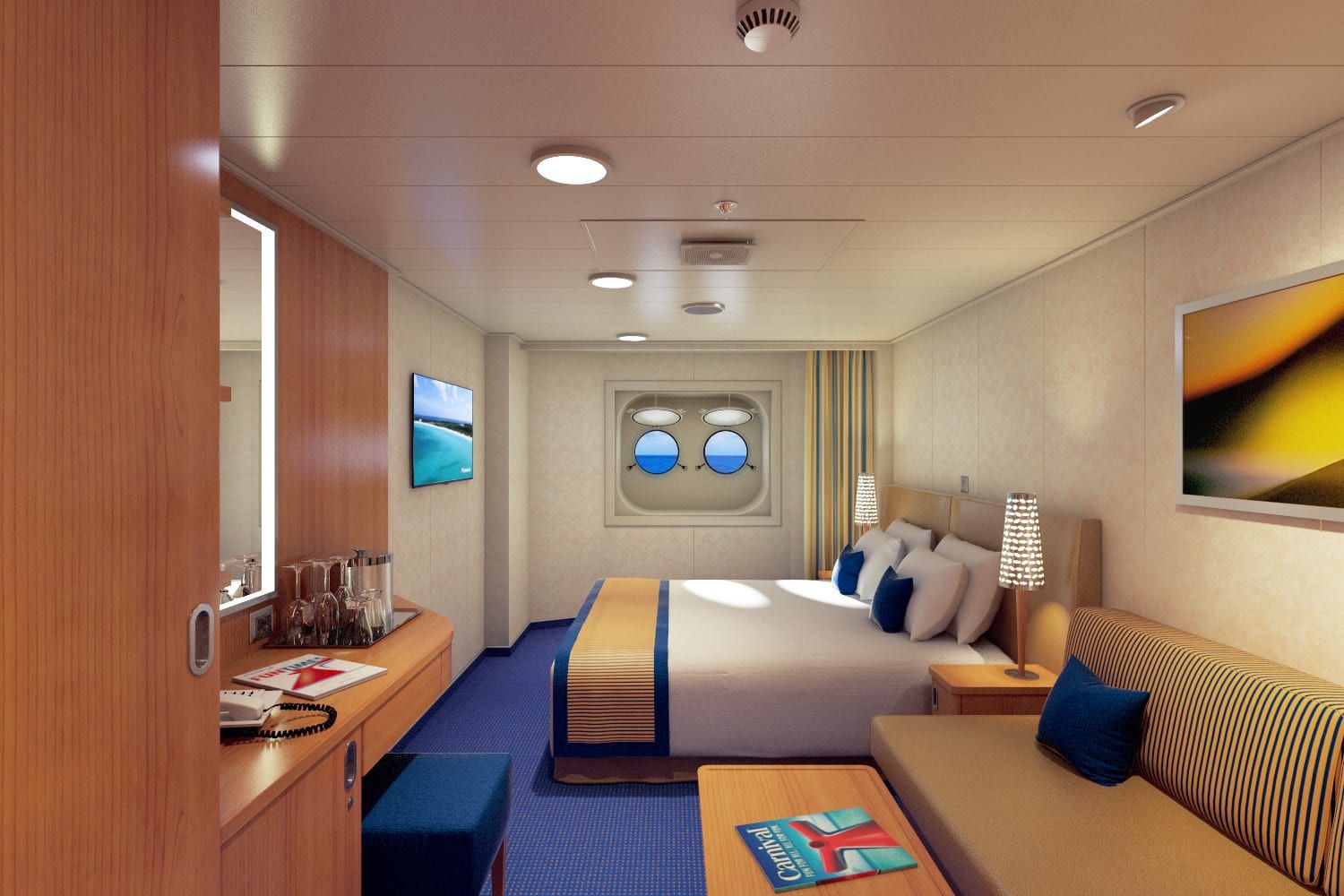 Carnival Horizon Porthole (PT) cabin, photo 2 of 2