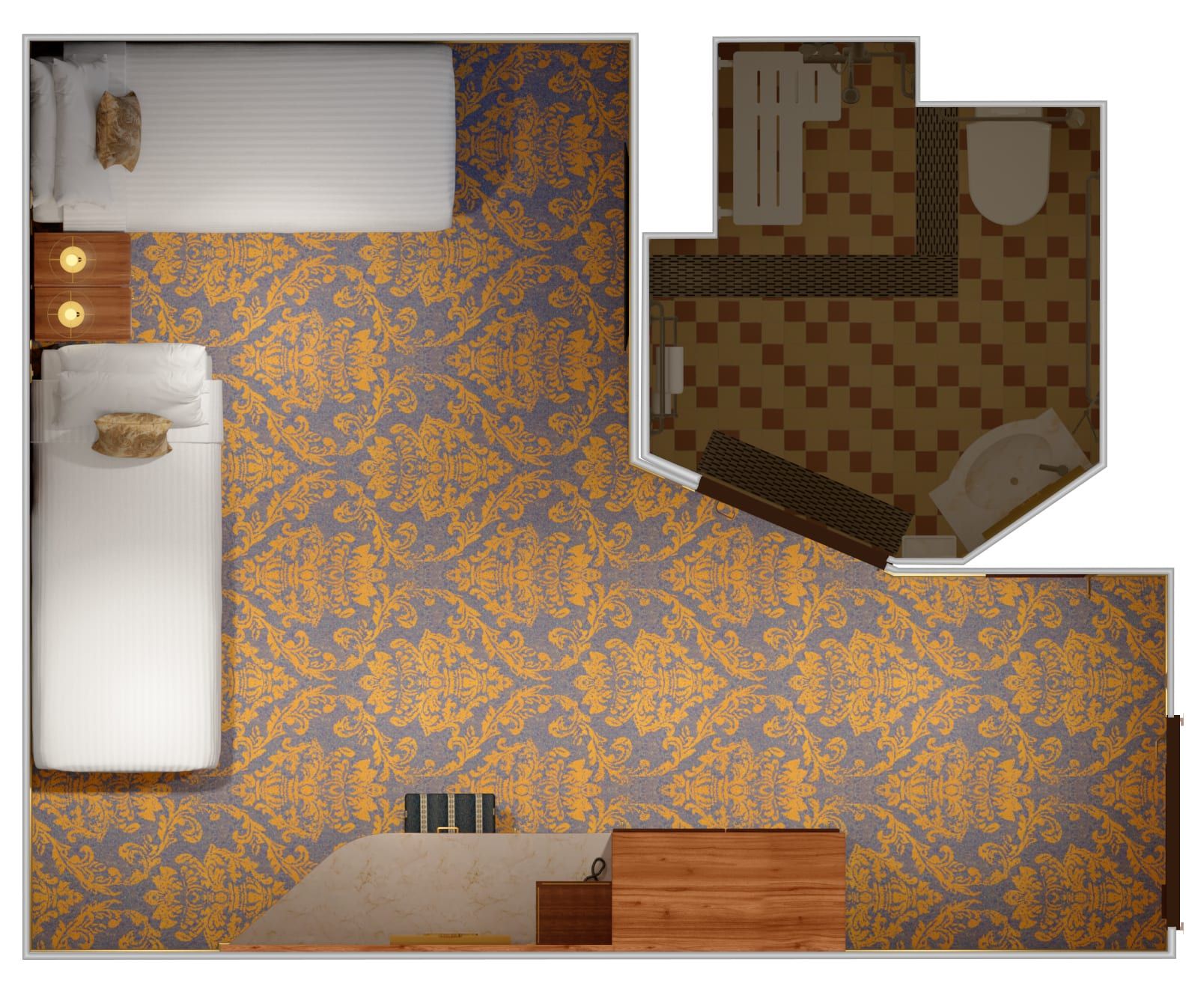 Carnival Venezia Interior - Accessible (4B) floor plan