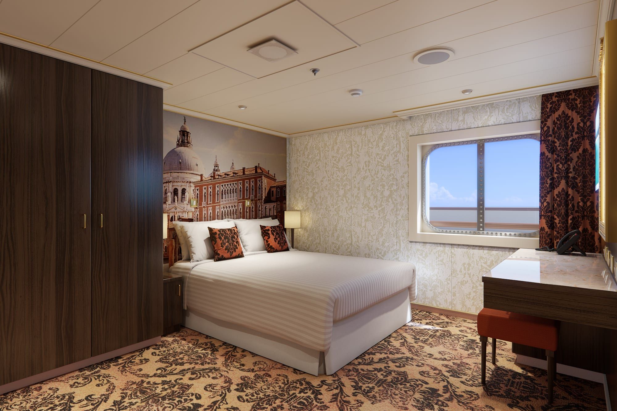 Carnival Venezia Interior with Picture Window (Walkway View) - Accessible (4J) cabin, photo 2 of 7