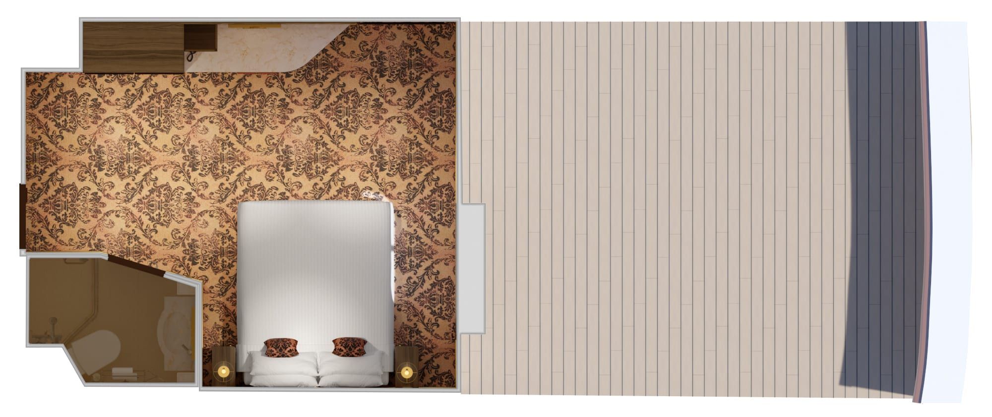 Carnival Venezia Interior with Picture Window (Walkway View) (4J) floor plan, photo 1 of 7
