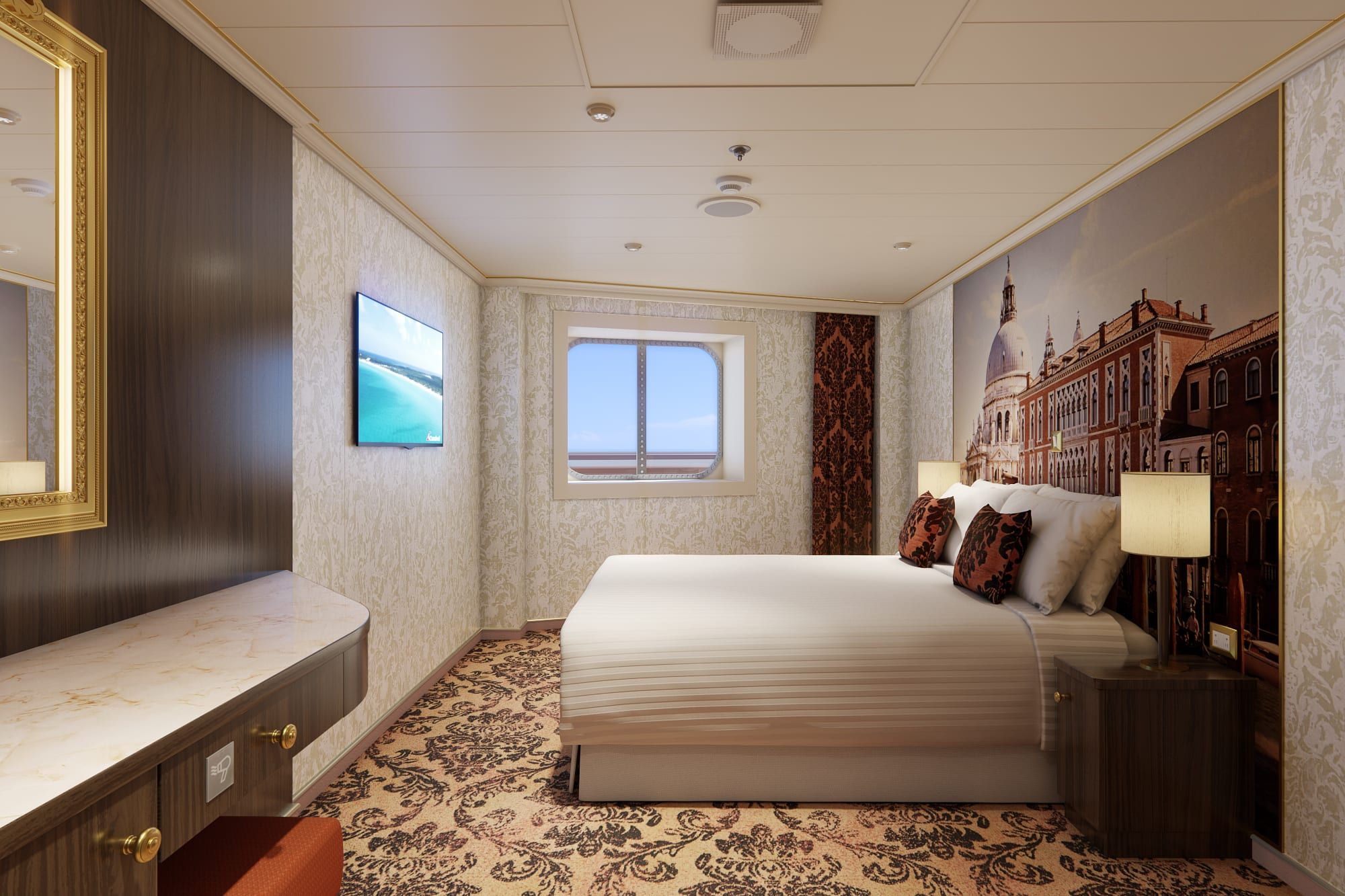 Carnival Venezia Interior with Picture Window (Walkway View) (4J) cabin, photo 3 of 7