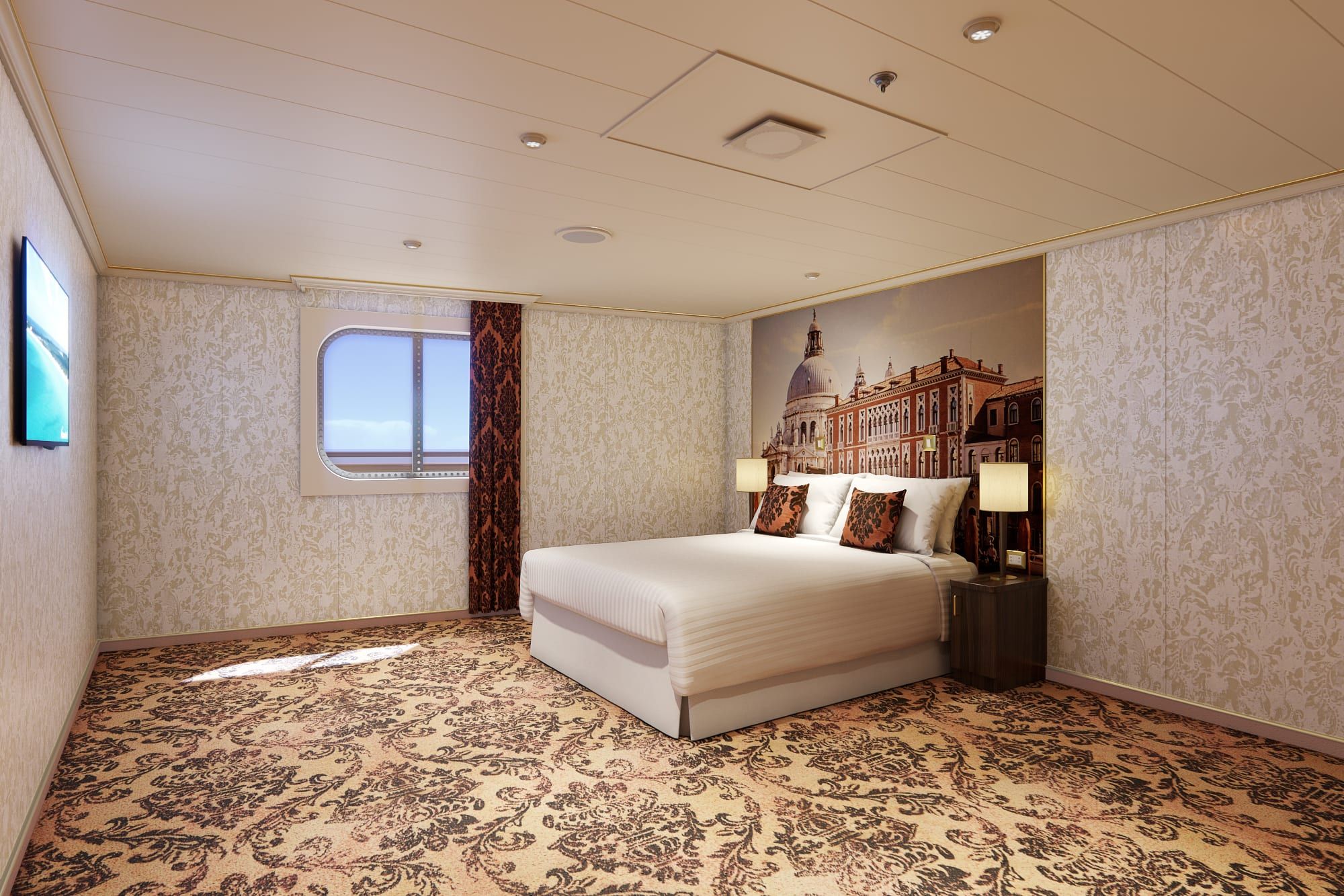 Carnival Venezia Interior with Picture Window (Walkway View) - Accessible (4J) cabin, photo 3 of 7