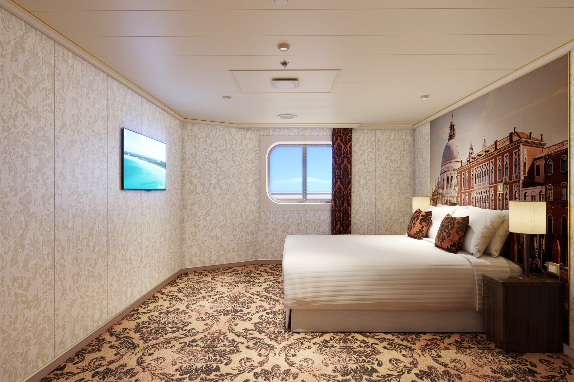 Carnival Venezia Interior with Picture Window (Walkway View) - Accessible (4J) cabin, photo 4 of 7