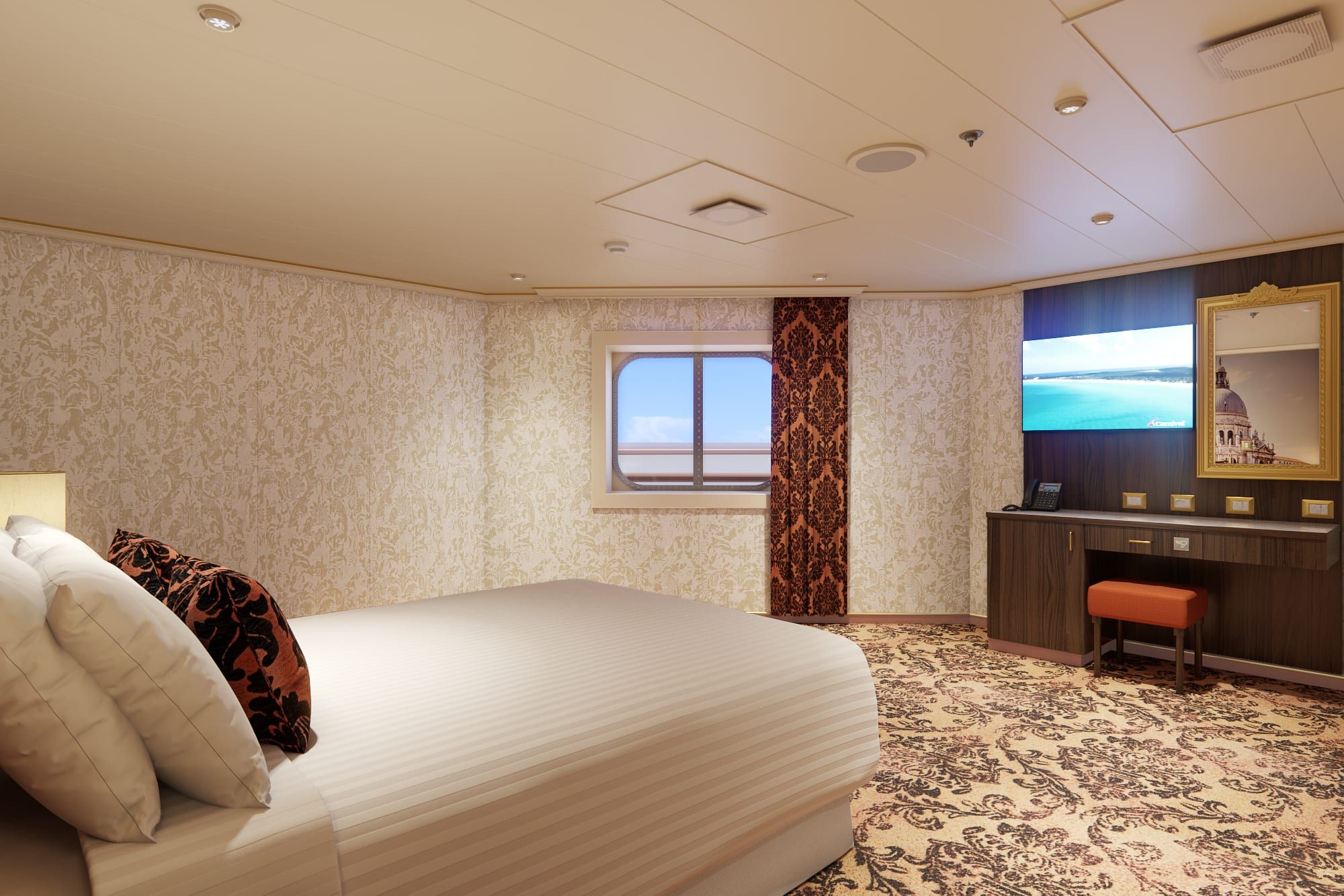 Carnival Venezia Interior with Picture Window (Walkway View) - Accessible (4J) cabin, photo 6 of 7