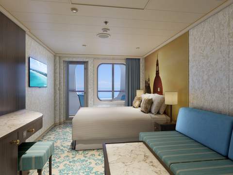 Carnival Venezia Cove Balcony (7C) cabin Carnival Venezia Cove Balcony (7C) cabin