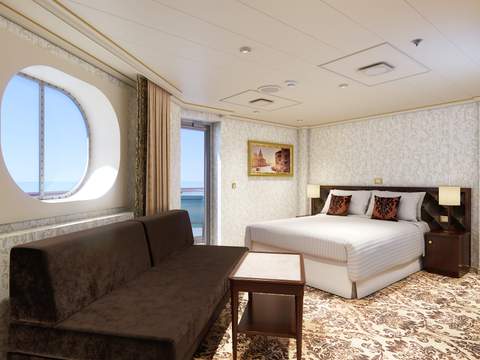 Carnival Venezia Ocean Suite (OS) cabin, photo 2 of 4 Carnival Venezia Ocean Suite (OS) cabin, photo 2 of 4