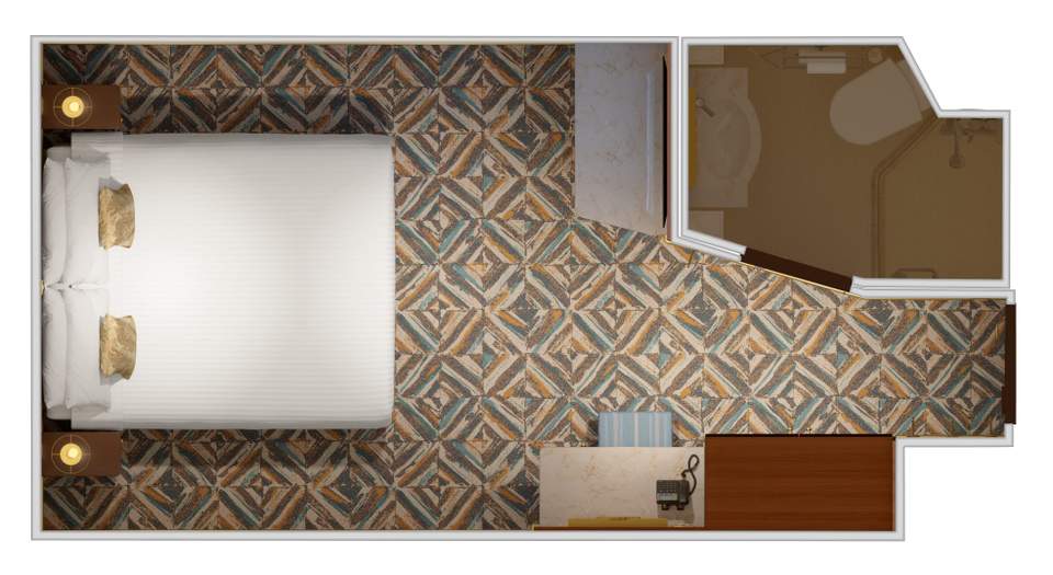 Carnival Venezia Terrazza Interior (TA) floor plan, photo 1 of 2 Carnival Venezia Terrazza Interior (TA) floor plan, photo 1 of 2