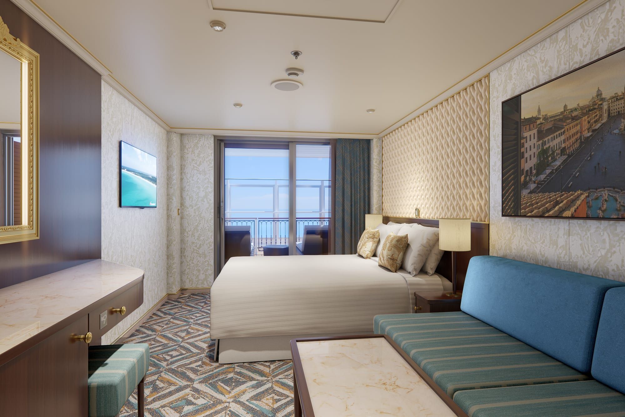 Carnival Venezia Terrazza Cabana (TE) cabin