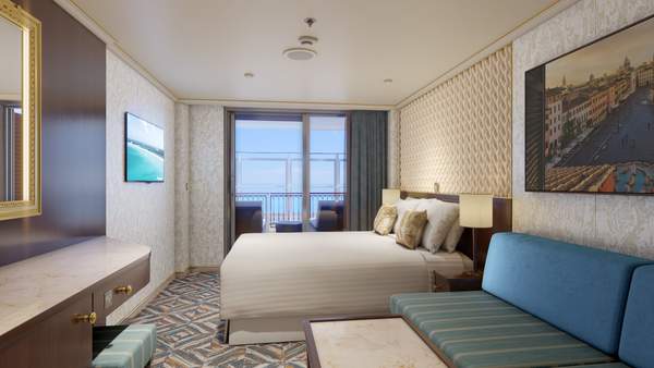 Carnival Venezia Terrazza Cabana (TE) cabin