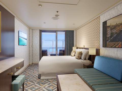 Carnival Venezia Terrazza Cabana (TE) cabin