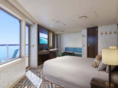 Carnival Venezia Terrazza Premium Vista Balcony (TM) cabin, photo 1 of 3