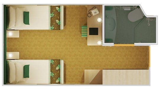 Carnival Breeze Cloud 9 Spa Interior (4S) floor plan, photo 1 of 3