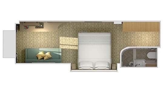 Carnival Celebration Cloud 9 Spa Ocean View (6S) floor plan, photo 1 of 2 Carnival Celebration Cloud 9 Spa Ocean View (6S) floor plan, photo 1 of 2
