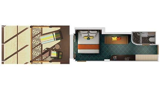 Carnival Celebration Havana Cabana (HE) floor plan, photo 1 of 2