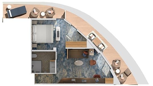 Carnival Celebration Carnival Excel Corner Suite (KS) floor plan, photo 1 of 3
