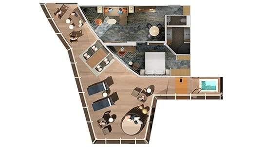 Carnival Celebration Carnival Excel Presidential Suite (SV) floor plan, photo 1 of 2 Carnival Celebration Carnival Excel Presidential Suite (SV) floor plan, photo 1 of 2