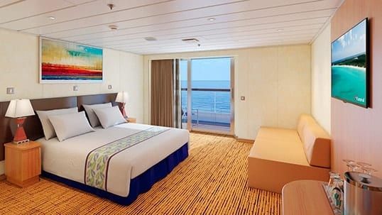 Carnival Elation Junior Suite - Accessible (JT) floor plan, photo 1 of 2