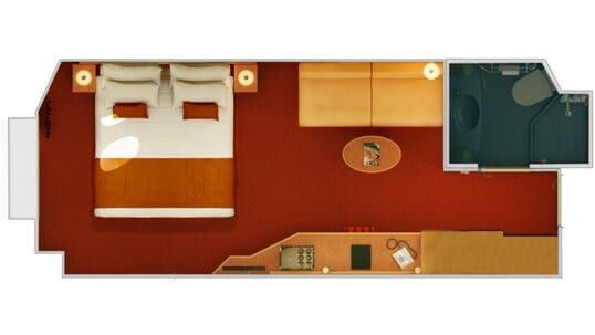 Carnival Magic Porthole (PT) floor plan, photo 1 of 2