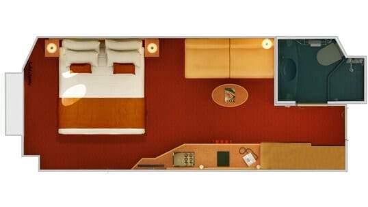 Carnival Splendor Porthole (PT) floor plan Carnival Splendor Porthole (PT) floor plan