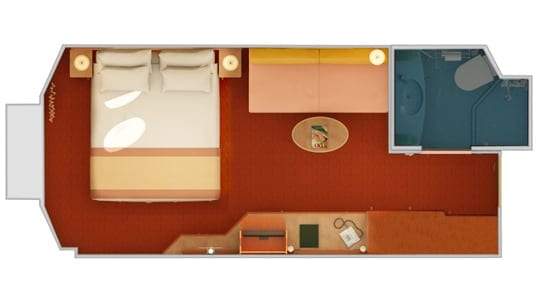 Carnival Liberty Porthole (PT) floor plan Carnival Liberty Porthole (PT) floor plan