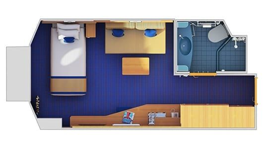 Carnival Radiance Interior Upper/Lower (1A) floor plan, photo 4 of 8