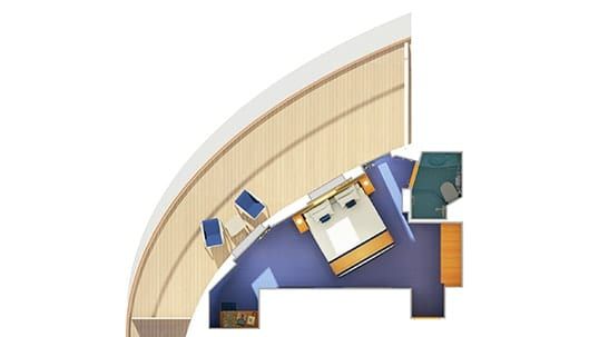 Carnival Vista Premium Vista Balcony (9C) floor plan, photo 2 of 2