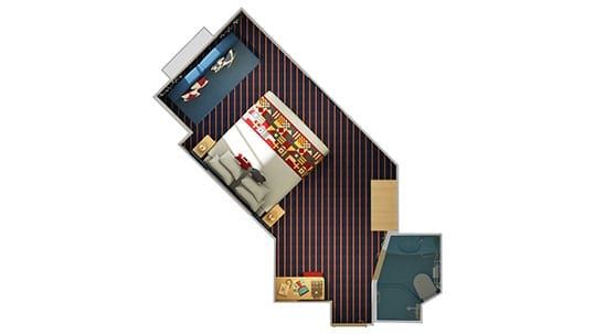 Carnival Vista Family Harbor Ocean View (Obstructed View) (FE) floor plan, photo 5 of 6