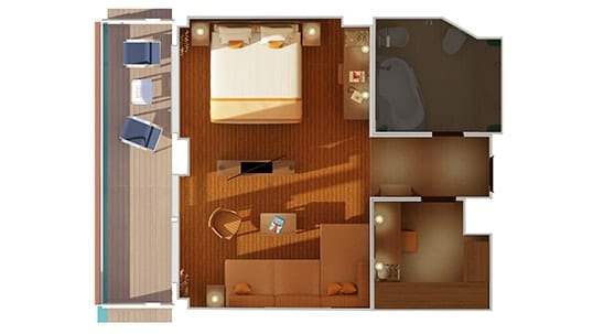 Carnival Vista Grand Suite (GS) floor plan, photo 1 of 2 Carnival Vista Grand Suite (GS) floor plan, photo 1 of 2