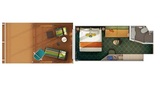 Carnival Horizon Havana Cabana (HE) floor plan