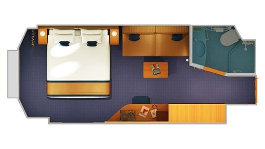 Carnival Vista Porthole (PT) floor plan, photo 1 of 2