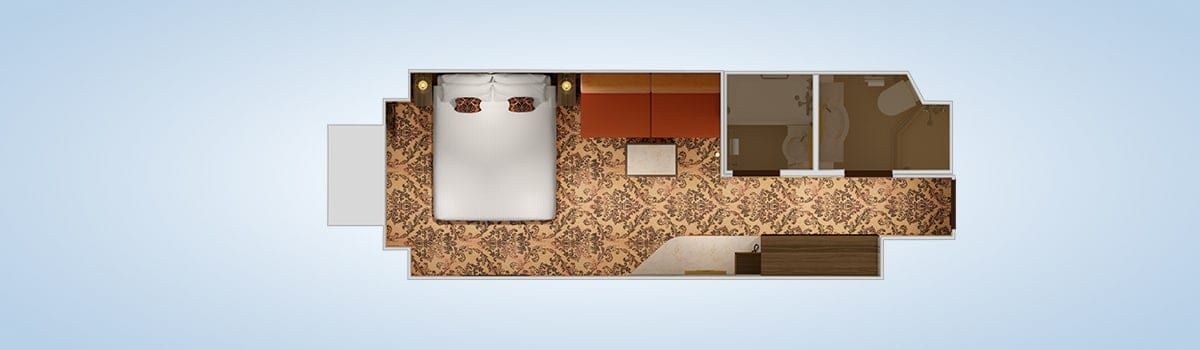 Carnival Venezia Deluxe Ocean View (6M) floor plan