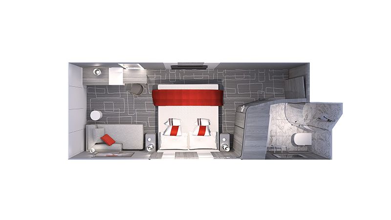 Celebrity Cabin Category Deluxe Inside Image 2