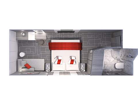Celebrity Cabin Category Deluxe Inside Image 2