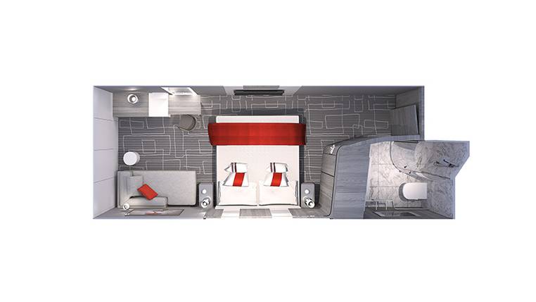 Celebrity Cabin Category Deluxe Inside Image 2