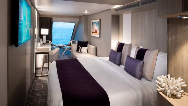 Celebrity Cabin Category Deluxe Ocean View Image 1 Celebrity Cabin Category Deluxe Ocean View Image 1