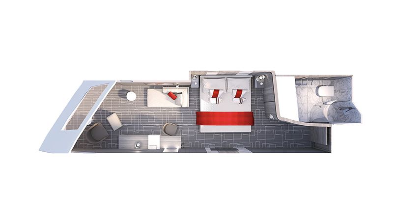 Celebrity Cabin Category Deluxe Ocean View Image 2