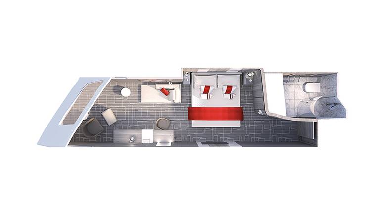 Celebrity Cabin Category Deluxe Ocean View Image 2