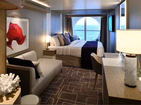 Celebrity Cabin Category Deluxe Porthole View With Veranda Image 1