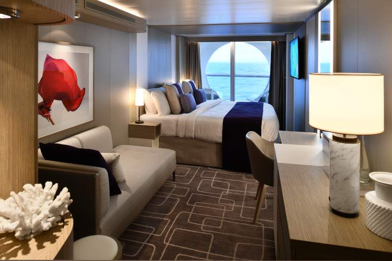 Celebrity Cabin Category Deluxe Porthole View With Veranda Image 1