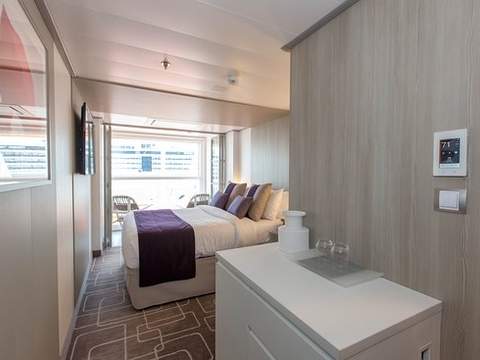 Celebrity Cabin Category Edge Single Stateroom With Infinite Veranda Image 1
