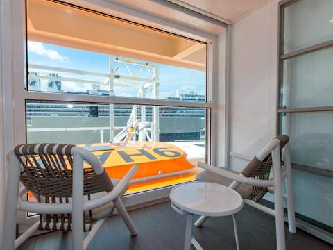Celebrity Cabin Category Edge Stateroom With Infinite Veranda Partial View Image 3