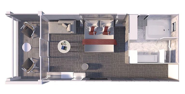 Celebrity Cabin Category Magic Carpet Sky Suite Image 2