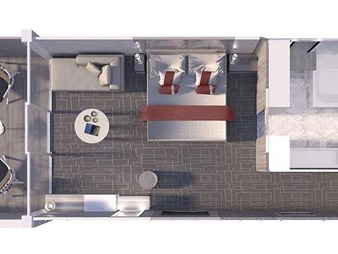 Celebrity Cabin Category Magic Carpet Sky Suite Image 2